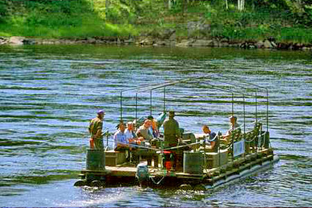 Different kind of rafting